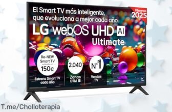 Descubre la LG 43 UHD 4K con IA súper inteligente y fluidez gamer alucinante precio loco nunca visto corre que es ofertón limitado no te quedes sin tu tele de ganga