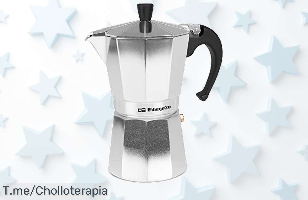 Descubre la Orbegozo KF 600, cafetera italiana para 6 tazas con mango cómodo y fácil limpieza a un precio loco que no se repetirá ¡aprovecha este ofertón ya!