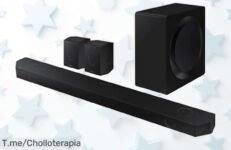 Descubre la barra Samsung HwQ990D-ZF con sonido envolvente 1114 y control por voz a un precio loco nunca visto que transforma tu hogar ¡Corre antes de que acabe el super chollo!