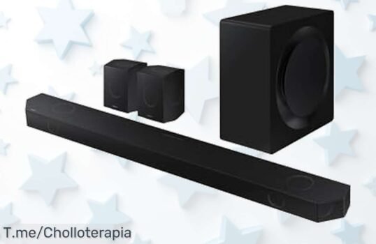 Descubre la barra Samsung HwQ990D-ZF con sonido envolvente 1114 y control por voz a un precio loco nunca visto que transforma tu hogar ¡Corre antes de que acabe el super chollo!