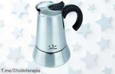 Descubre la cafetera Jata CAX106 acero inoxidable con capacidad para 6 tazas precio loco y descuento brutal nunca visto corre que este ofertón es por tiempo limitado