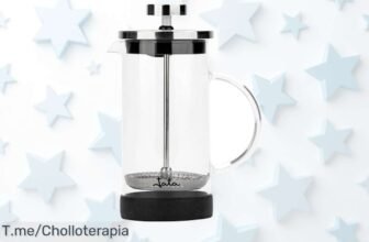 Descubre la cafetera francesa Jata en resistente vidrio un potenciador de sabor con descuento brutal precio loco oferta única y limitada corre antes que se agote
