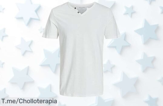 Descubre la camiseta Jack & Jones Jjesplit Neck con cuello dividido y resistencia única a un precio loco precio de ganga solo por tiempo limitado ¡aprovecha el ofertón ya!