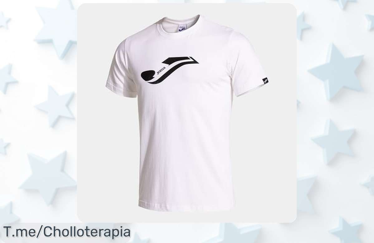 Descubre la camiseta Joma súper resistente con diseño anti rozaduras y disfruta del confort sin igual en un ofertón de precio loco nunca visto ¡corre que vuelan!