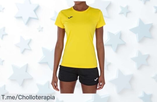 Descubre la camiseta deportiva Joma para mujer que controla la humedad y te mantiene seca todo el día un precio de ganga nunca visto ¡aprovecha este super chollo ya!