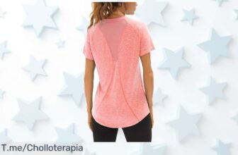 Descubre la camiseta deportiva Wayleb para mujer con secado rápido y malla fresca precio loco nunca visto aprovecha este ofertón limitado antes que desaparezca