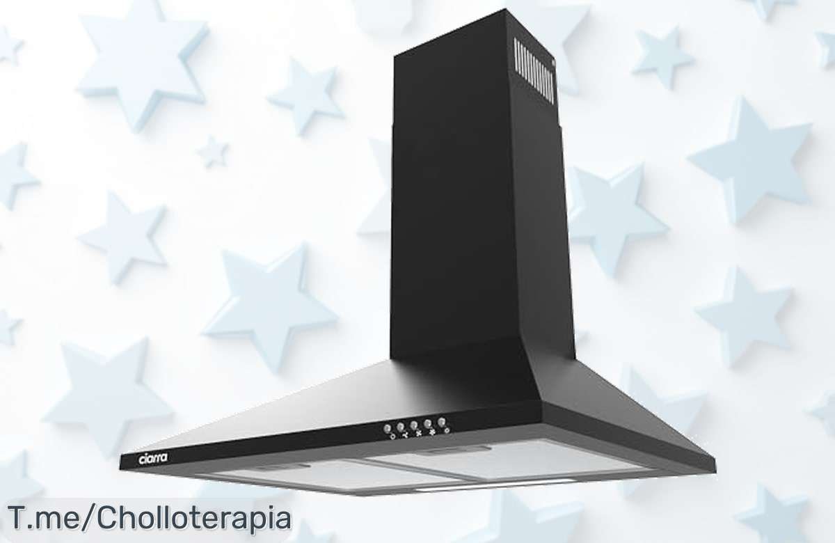 Descubre la campana Ciarra de 60 cm con potencia brutal y 3 velocidades a un precio loco nunca visto aprovecha este ofertón único antes que desaparezca el descuento brutal