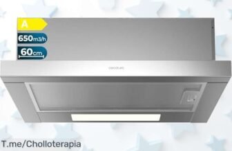 Descubre la campana extractora Cecotec con succión brutal y luz LED a un precio loco, aprovecha este super chollo con descuento brutal y no dejes que se escape ¡compra ya!