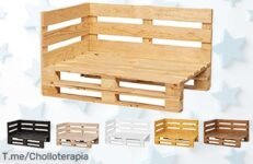 Descubre la chaise longue palets en madera de pino lijada con un diseño único para tu espacio un ofertón con descuento brutal ¡precio loco y oferta limitada que vuelan!
