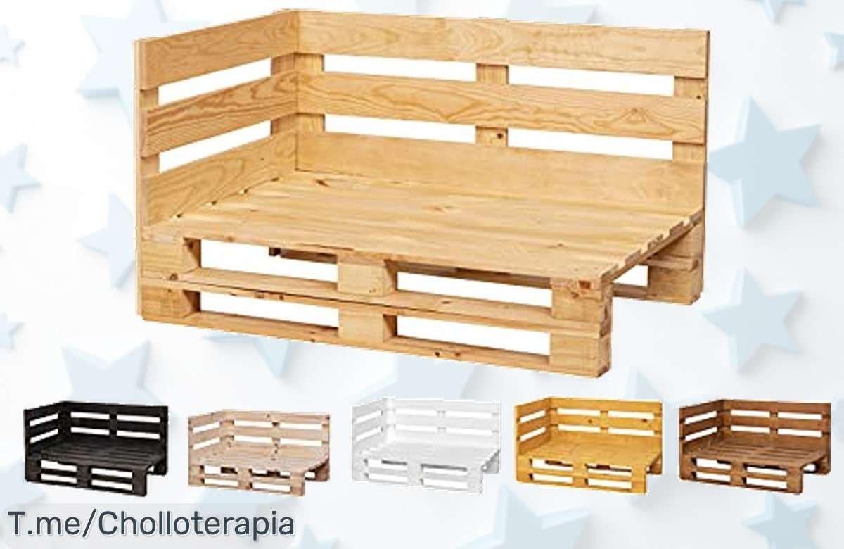 Descubre la chaise longue palets en madera de pino lijada con un diseño único para tu espacio un ofertón con descuento brutal ¡precio loco y oferta limitada que vuelan!