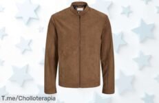 Descubre la chaqueta jack & jones en cognac con acabado súper resistente a un precio loco aprovecha este descuento brutal nunca visto y consigue tu super chollo antes que nadie