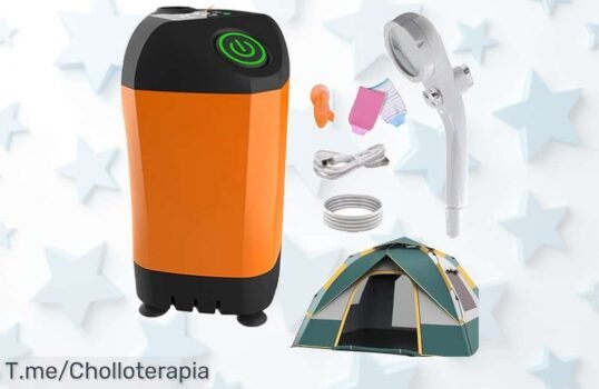 Descubre la ducha portátil con pantalla digital que controla la temperatura al instante y vive un verano fresco ahora por un precio loco definitivo corre antes de que se acabe este super chollo