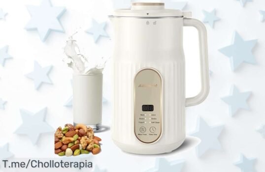 Descubre la máquina de leche vegetal AlfaBot rápida y súper silenciosa con recetario incluido precio loco nunca visto solo hoy aprovecha este ofertón limitado compra ya