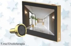 Descubre la mirilla digital EZVIZ con pantalla grande y ángulo infinito que protege tu hogar a precio loco oferta única corre antes que se agoten
