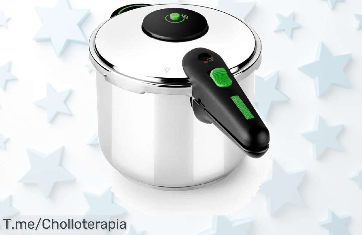 Descubre la olla a presión Monix Presto con súper caída de precio y aprovecha este ofertón único para cocinar rápido en gas, vitro e inducción solo por tiempo limitado actúa ya