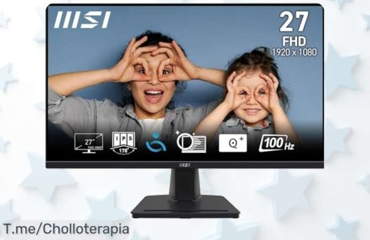 Descubre la pantalla MSI Pro MP275 27” con 100 Hz y cuidado visual única en un precio loco que no se repetirá corre antes de que vuelen estas unidades del ofertón