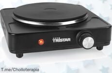 Descubre la placa portátil Tristar con termostato regulable que cocina rápido y seguro aprovecha este descuento brutal único por tiempo limitado cómprala ya antes de que desaparezca