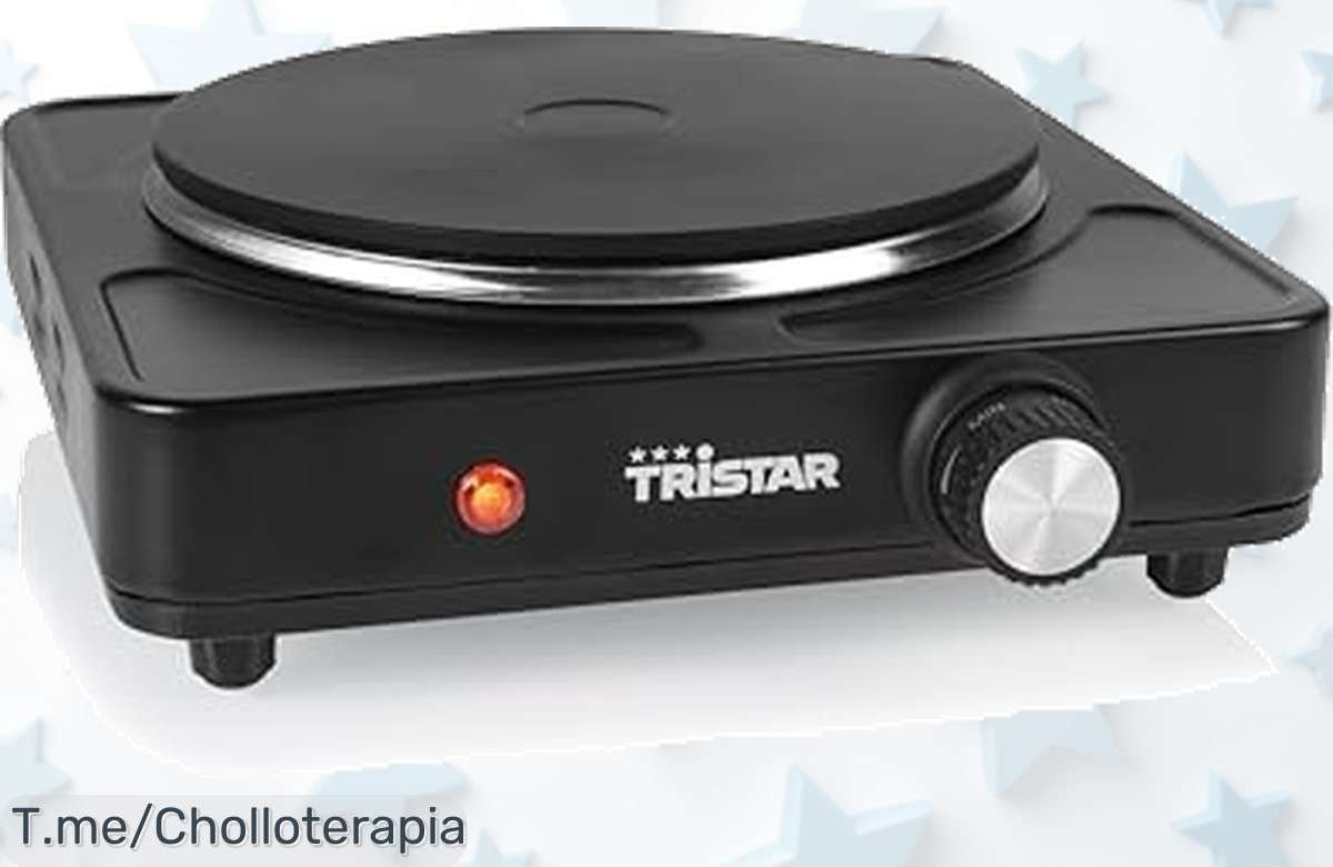 Descubre la placa portátil Tristar con termostato regulable que cocina rápido y seguro aprovecha este descuento brutal único por tiempo limitado cómprala ya antes de que desaparezca