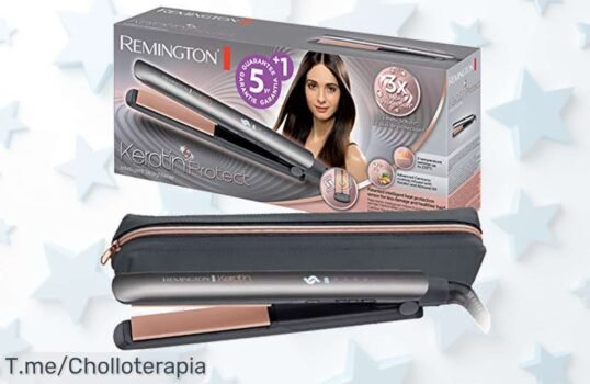 Descubre la plancha Remington con sensor inteligente, protege tu pelo y evita puntas abiertas en tiempo record con un súper chollo de precio loco ¡Corre que no dura esta oferta!