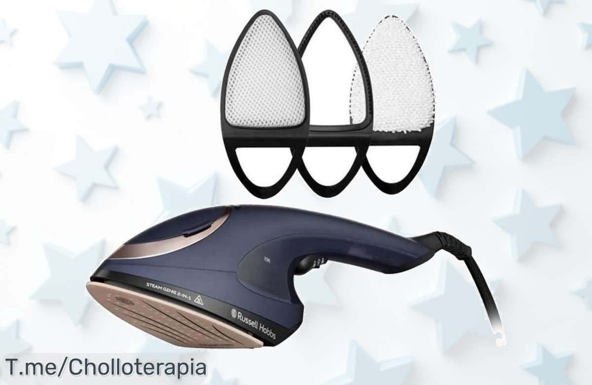 Descubre la plancha Russell Hobbs Steam Genie 2in1 con vapor potente y suela cerámica precio de ganga nunca visto aprovecha este ofertón limitado ya