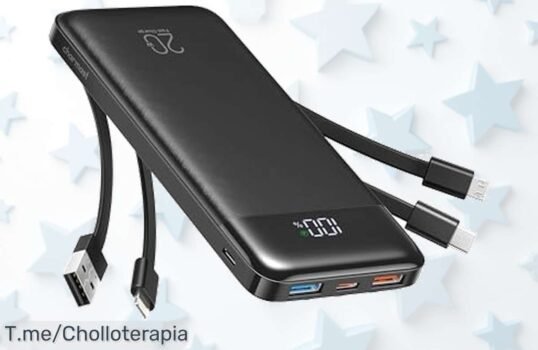 Descubre la power bank 20000mAh con carga ultra rápida que cambia tu día disfruta de un descuento brutal nunca visto precio loco solo hoy actúa ya
