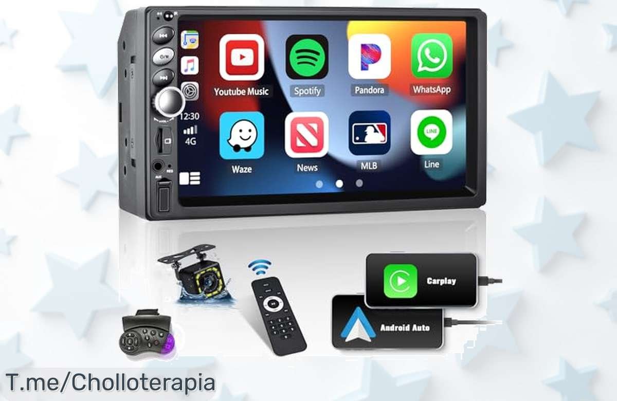 Descubre la radio coche Sixwin 2 DIN con pantalla táctil HD y cámara incluida en un super chollo nunca visto precio de ganga con descuento brutal corre que vuelan