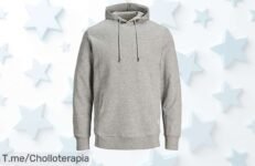 Descubre la sudadera Jack & Jones Jjebasic gris XXL con ajuste perfecto y estilo moderno en un precio loco nunca visto corre ya que este super chollo con descuento brutal es limitado