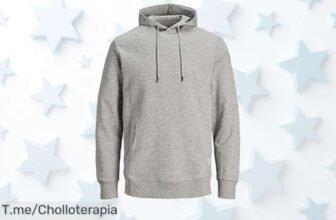 Descubre la sudadera Jack & Jones Jjebasic gris XXL con ajuste perfecto y estilo moderno en un precio loco nunca visto corre ya que este super chollo con descuento brutal es limitado