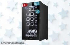 Descubre la vinoteca Cecotec Bolero con compresor súper silencioso, controla la temperatura fácil y guarda tus vinos sin vibraciones a un precio loco único ¡Corre que vuelan!