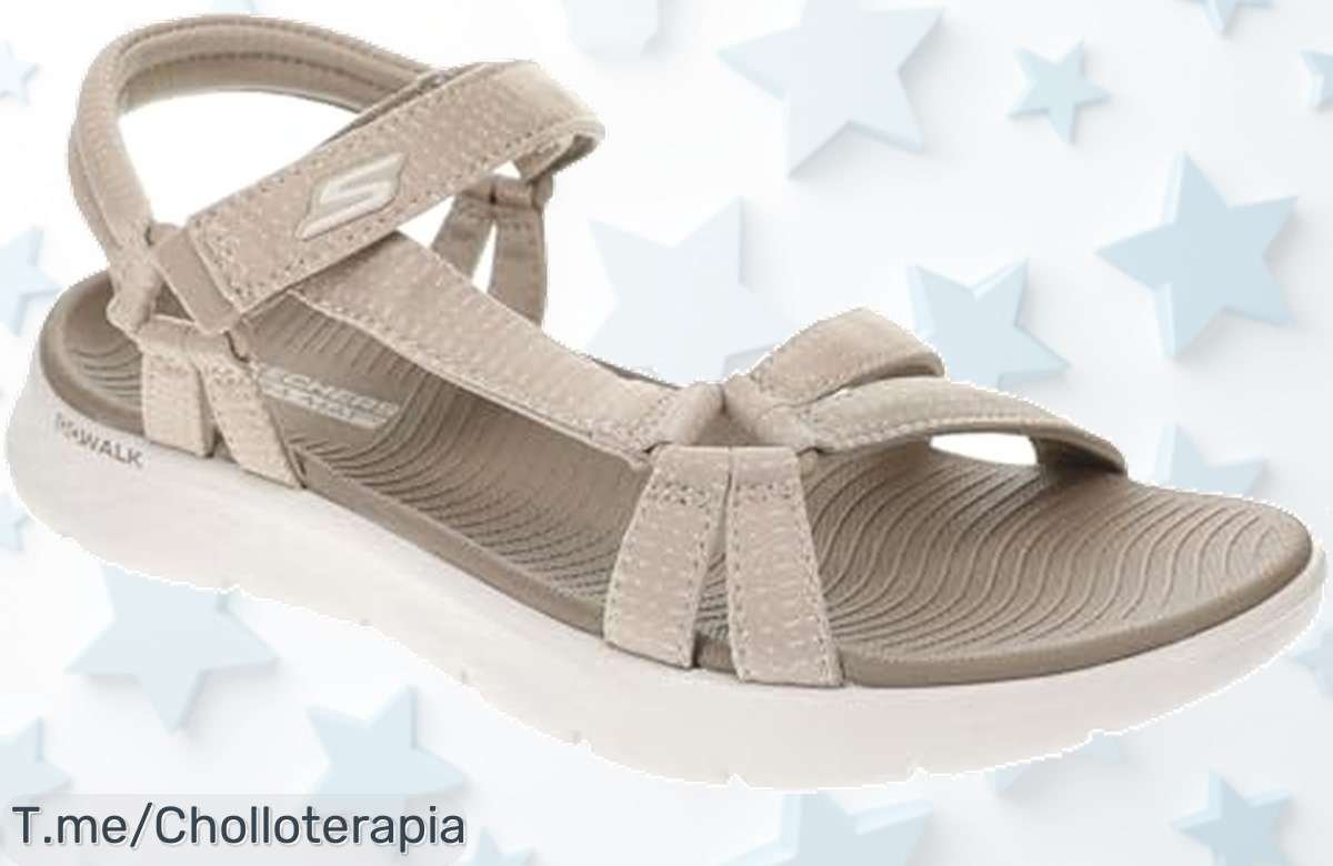 Descubre las Skechers Go Walk Flex Sublime con correa al tobillo y suela flexible descuento brutal nunca visto precio loco aprovecha este ofertón único ¡Corre que vuelan!