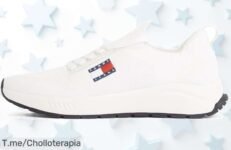 Descubre las Tommy Jeans Runner Sneaker blanco con diseño top y ajuste perfecto un descuento brutal que no volverás a ver para llevarlas hoy mismo aprovecha este súper chollo único