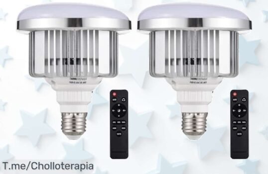 Descubre las bombillas LED Andoer con mando y brillo ajustable un ofertón con descuento brutal que transforma tu espacio y ahorra luz aprovecha este super chollo ya