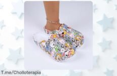 Descubre las sandalias de enfermera con dibujos divertidos secado rápido sin cordones el super chollo que solo hoy tiene un descuento brutal aprovecha este precio loco antes que se acabe