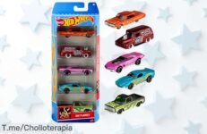 Descubre los 5 coches Hot Wheels a escala con estilos geniales precio loco nunca visto para jugar y coleccionar ya aprovecha este ofertón antes que se acabe