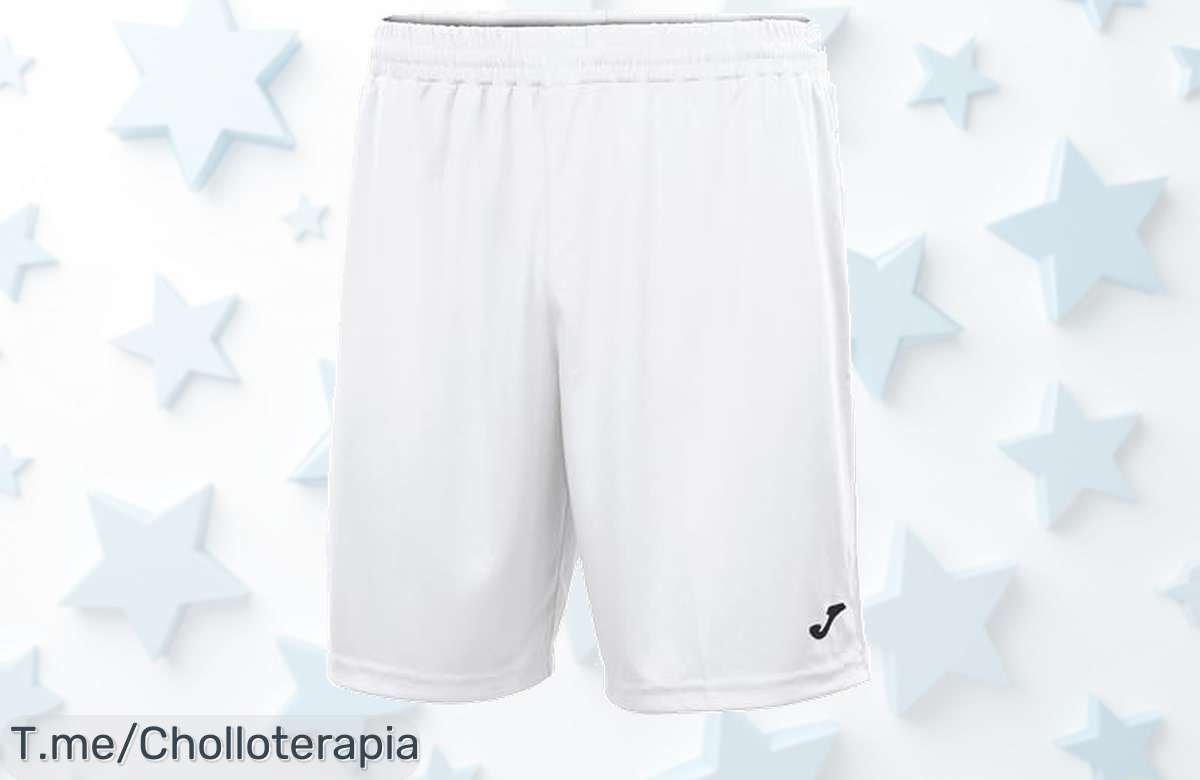 Descubre los Joma Nobel pantalones cortos para hombre con cintura elástica que no aprieta y alejan el sudor un ofertón único con descuento brutal ¡corre que vuelan!