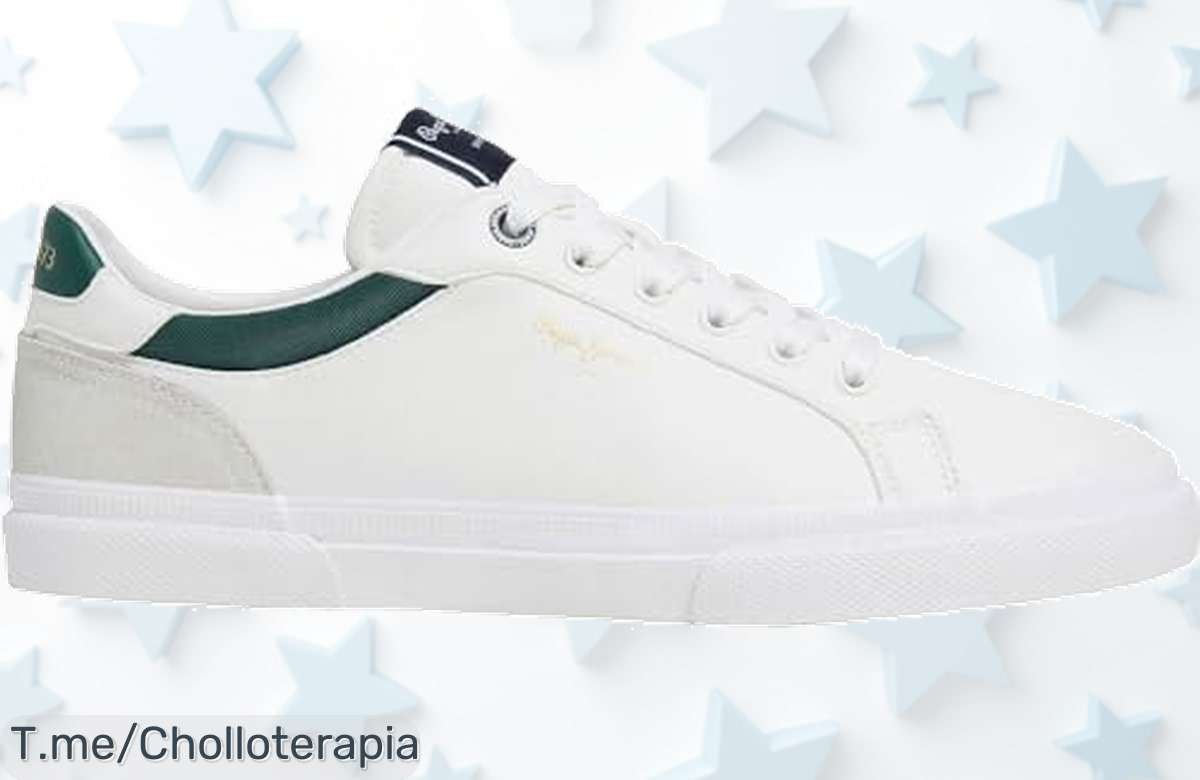 Descubre los Pepe Jeans Kenton Court M verdes con diseño único a un precio loco que nunca viste antes aprovecha este ofertón y corre que es tu última oportunidad