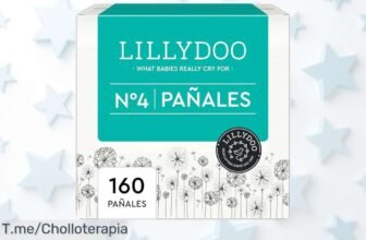 Descubre los pañales LILLYDOO talla 4 con 160 unidades, sin químicos ni perfumes para cuidar la piel de tu bebé, aprovecha este ofertón y precio loco que volarán ¡compra ya!