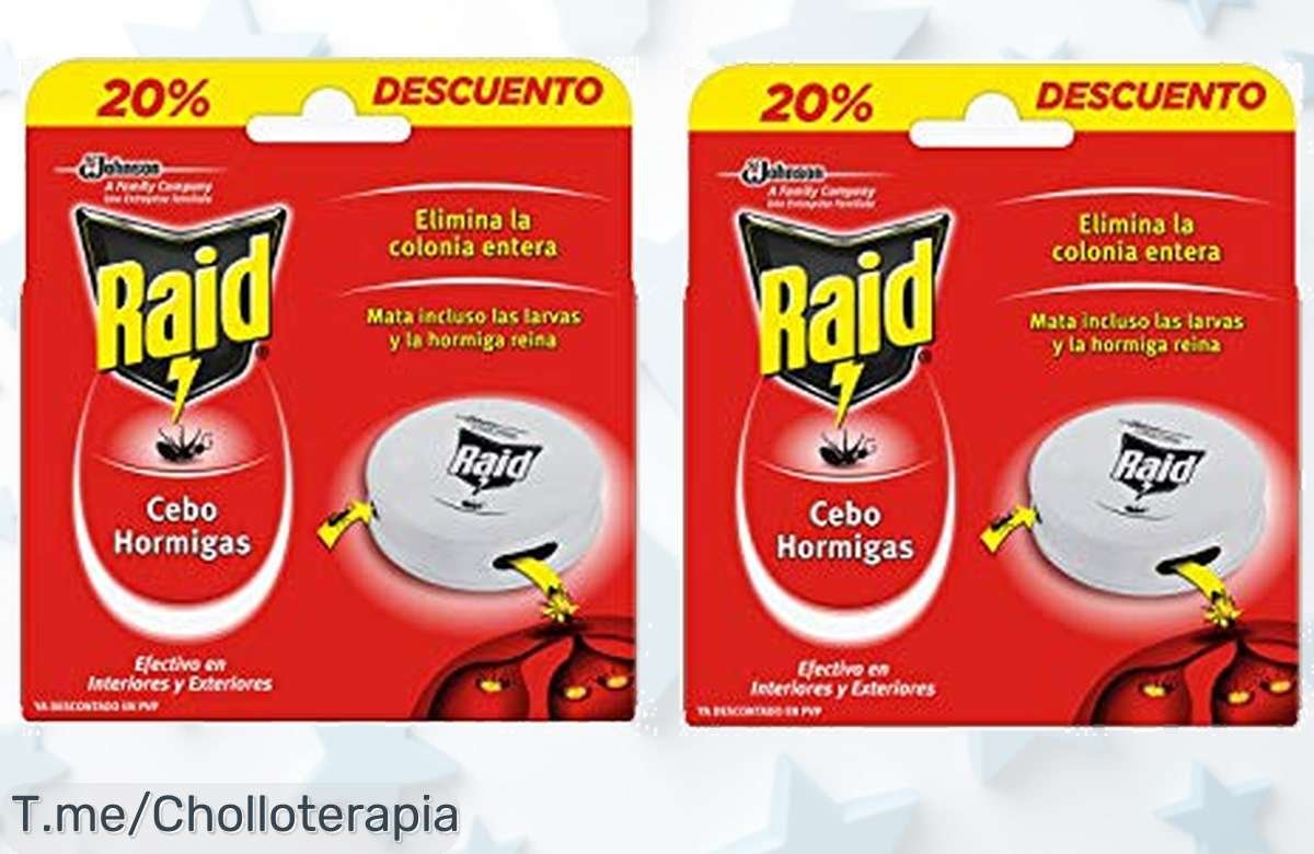 Descubre raid antio hormigas con acción continua 3 semanas mata la reina y toda la colonia en un super chollo pack doble precio de ganga oferta limitada actúa ya