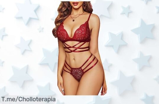 Descubre satohom lencería sexy 2 piezas con encaje realza curvas detalle atrevido disfruta un ofertón nunca visto precio loco limitado ¡compra ya y seduce!
