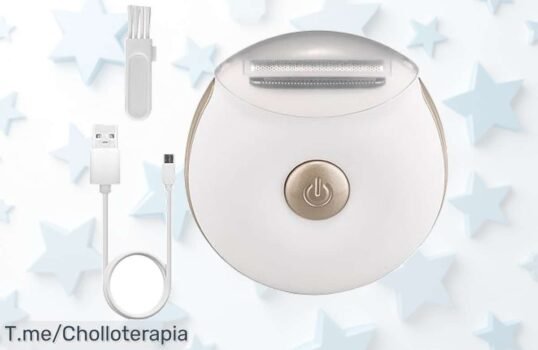 Despídete del vello con la depiladora inalámbrica recargable para piel sensible aprovecha este super chollo y consigue una piel suave ya antes de que se acabe el ofertón único jamás visto