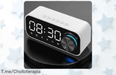 Despierta motivado con el despertador Bluetooth que carga tu móvil y ajusta su brillo disfruta de este super chollo nunca visto a precio loco ¡date prisa antes que se acabe!