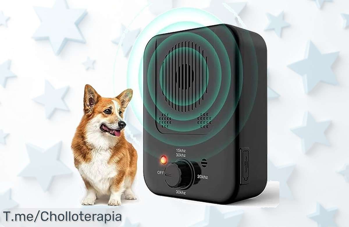 Despierta paz en casa con el dispositivo antiladridos ultrasónico tres niveles ajustables elimina ruidos molestos aprovecha este ofertón precio loco nunca visto compra ya antes que se agote