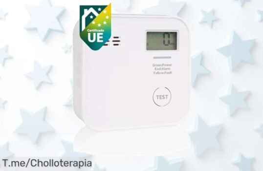 Detector de CO con batería de diez años protege a tu familia al instante con alarma potente precio loco y descuento brutal oferta única corre que vuelan