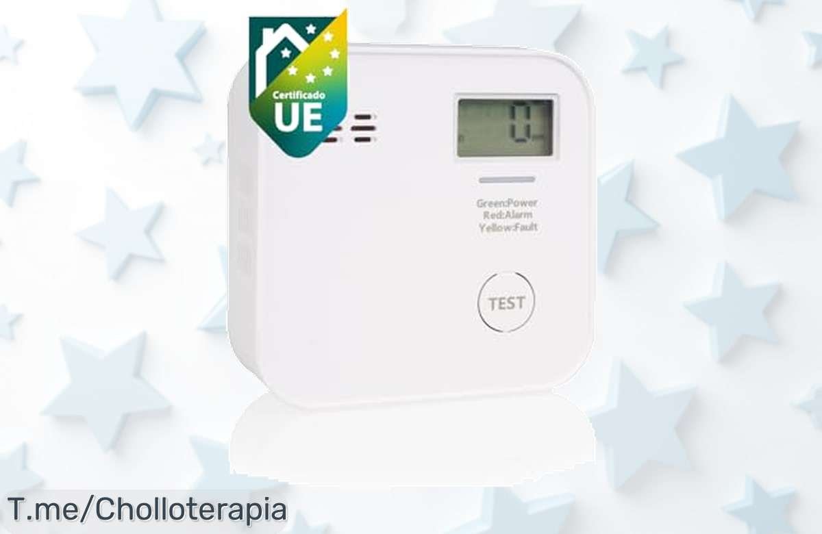 Detector de CO con batería de diez años protege a tu familia al instante con alarma potente precio loco y descuento brutal oferta única corre que vuelan