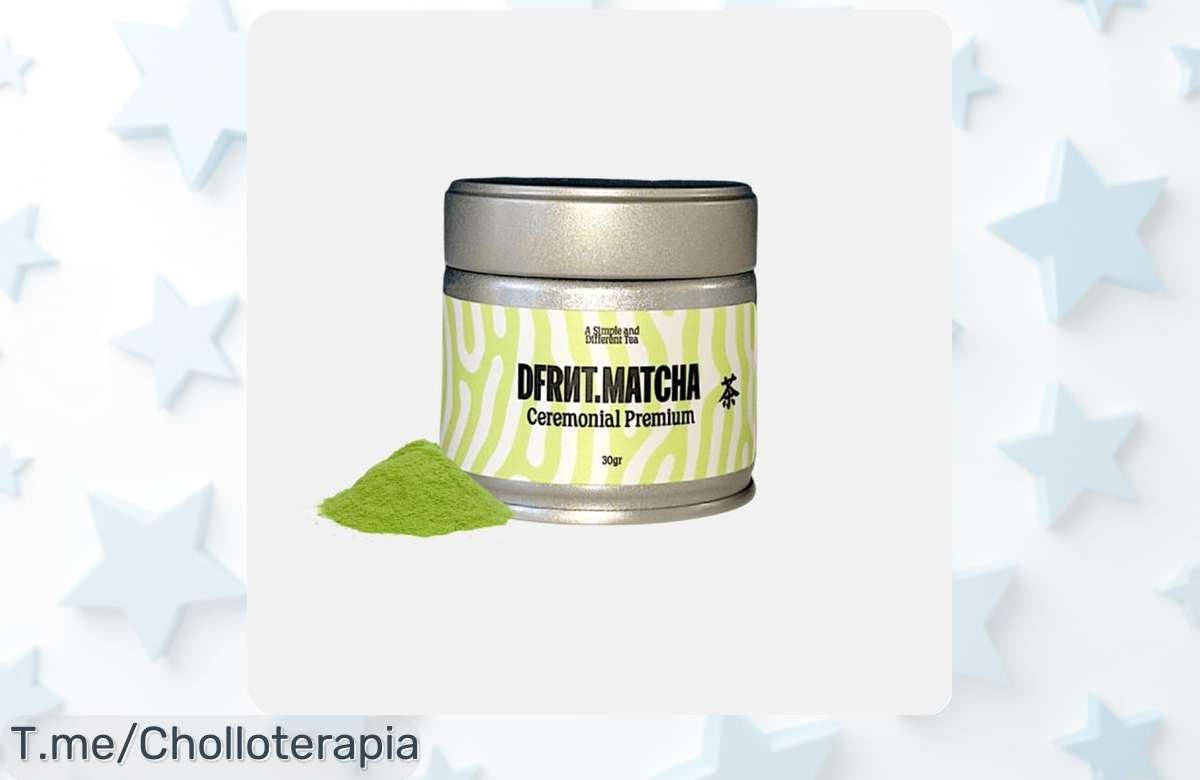 Dfrnt Matcha Ceremonial premium con color vibrante y sabor dulce en un precio de ganga nunca visto aprovecha este ofertón único antes que se agote