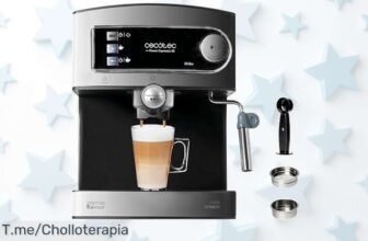 Disfruta el cafecito perfecto con Cecotec Power Espresso 20 y sus 20 bares para doble café cremoso a un precio loco que no vuelve corre ahora oferta limitada
