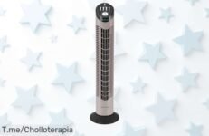 Disfruta el frescor inmediato con el ventilador de torre Cecotec súper silencioso motor cobre tres velocidades ¡ofertón y descuento brutal por tiempo limitado compra ya!