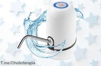 Dispensador de agua frío automático con batería y carga USB super chollo para 6 garrafas olvídate del esfuerzo aprovecha este ofertón nunca visto precio loco limita tu compra ya
