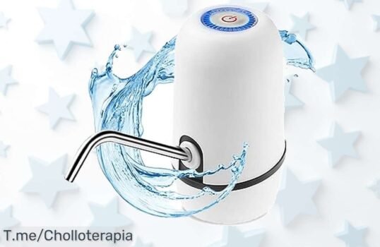 Dispensador de agua frío automático con batería y carga USB super chollo para 6 garrafas olvídate del esfuerzo aprovecha este ofertón nunca visto precio loco limita tu compra ya