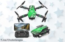 Dron 4K con cámara giratoria y sensores anti choque en 270 ofrece vuelo fácil y control por gestos aprovecha este ofertón de precio loco antes que termine la oferta